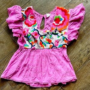 Embroidery blouse 👚 by Anthropologie